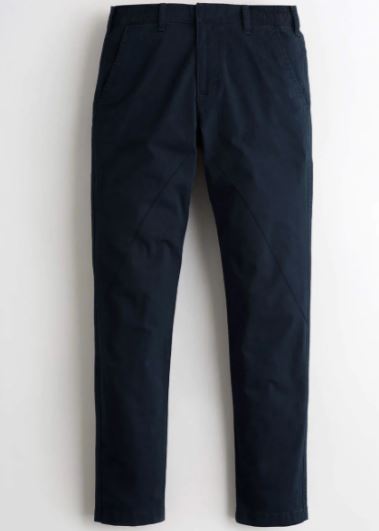 NAVY COTTON PANT STYLE STRETCH TROUSER